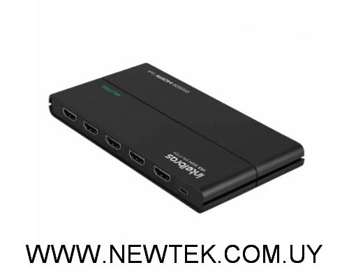 Splitter Intelbras VEX 3004 Switch Multiplicador HDMI 4x1 4K + Control Remoto